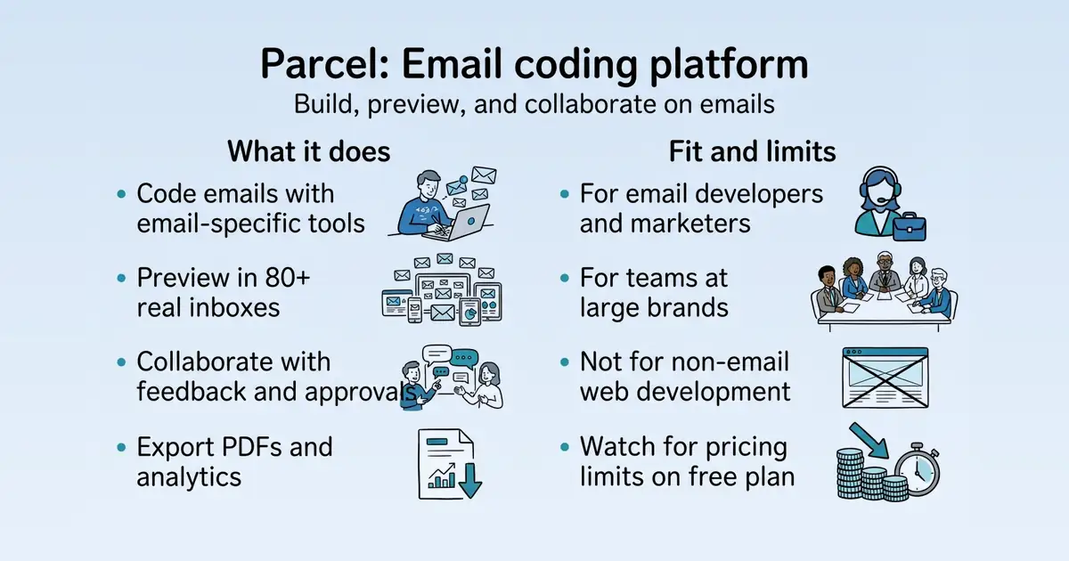 Parcel at a glance