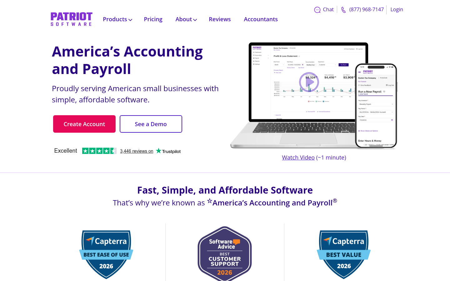 Homepage of the website, as captured