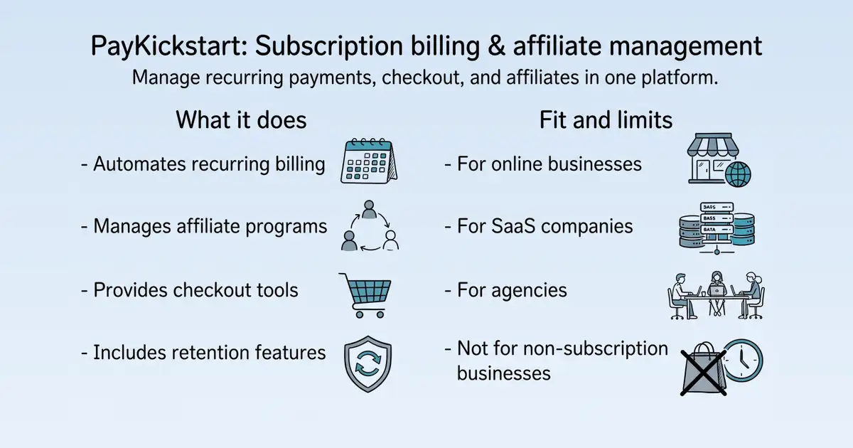 PayKickstart at a glance