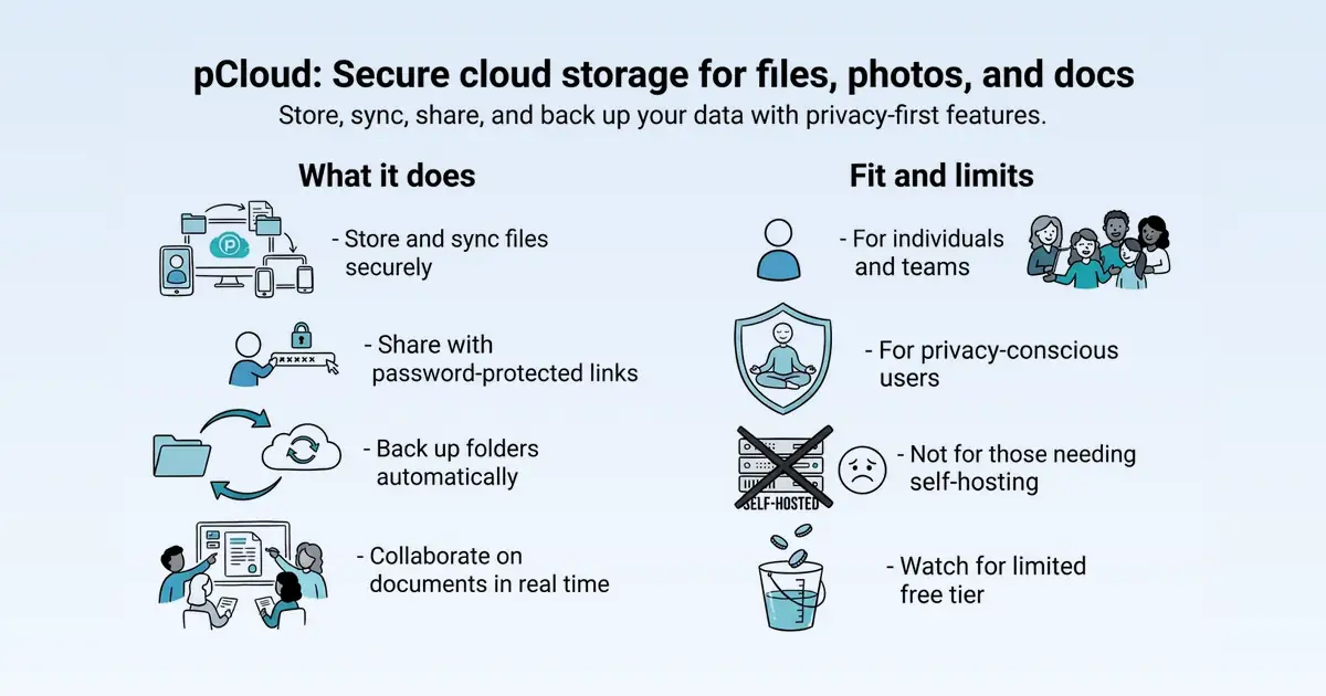 pCloud at a glance