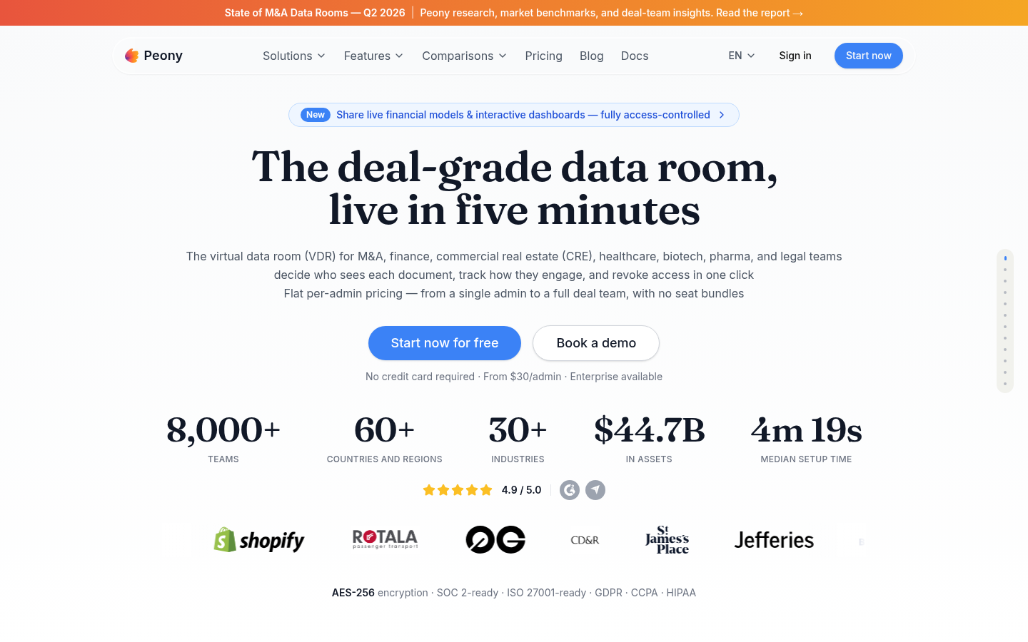 Homepage of the website, as captured
