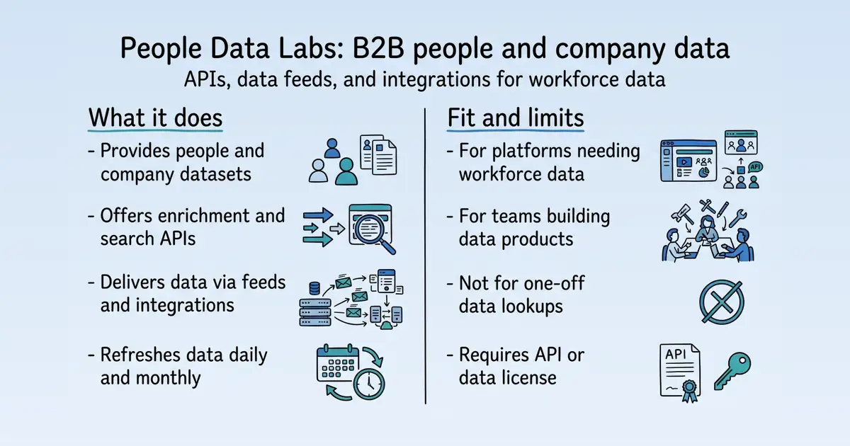People Data Labs at a glance