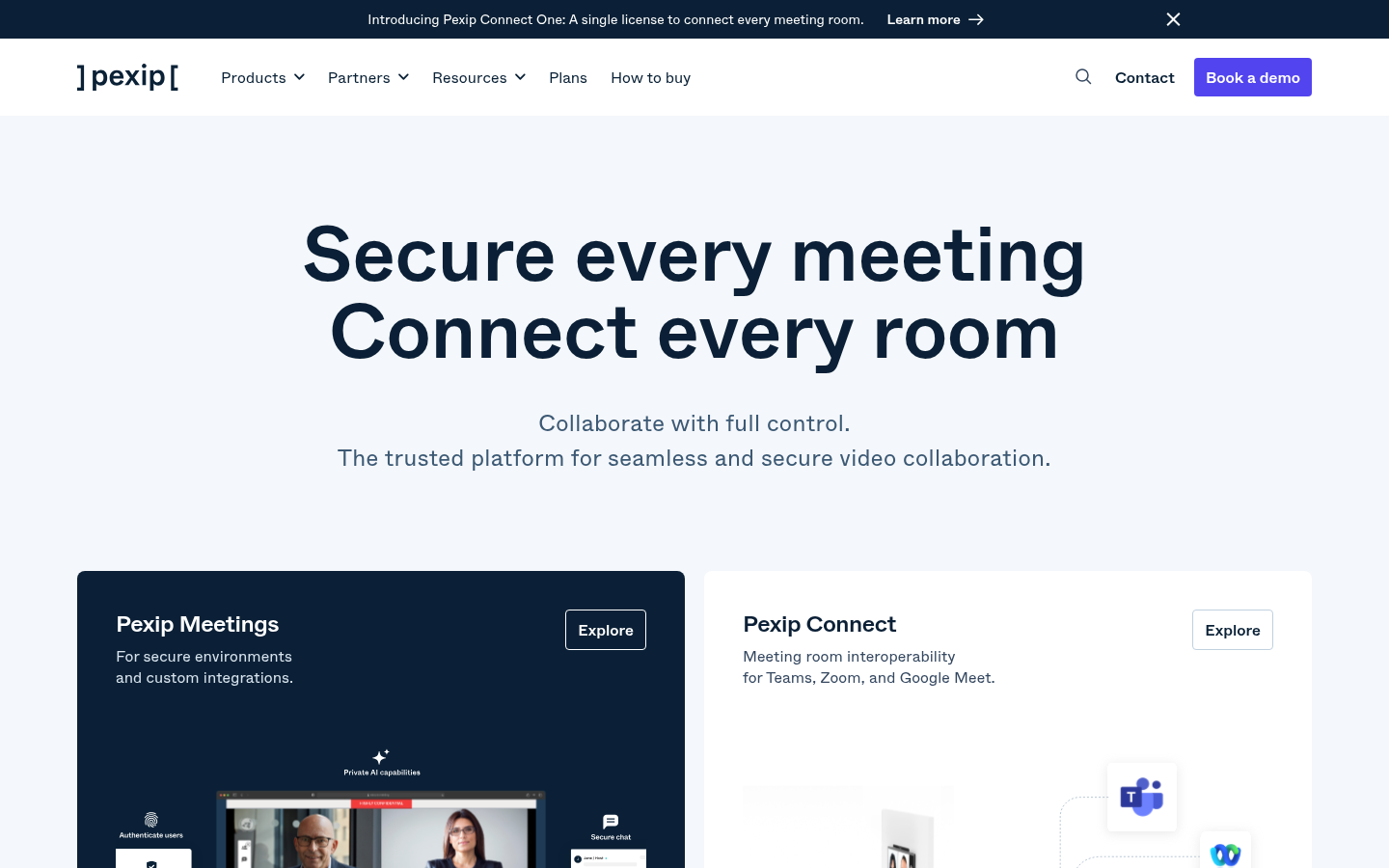 Homepage of the website, as captured