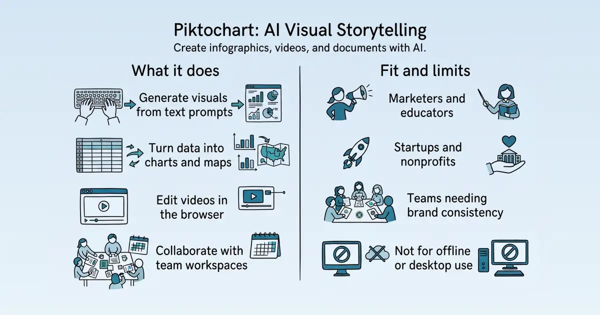 Piktochart at a glance