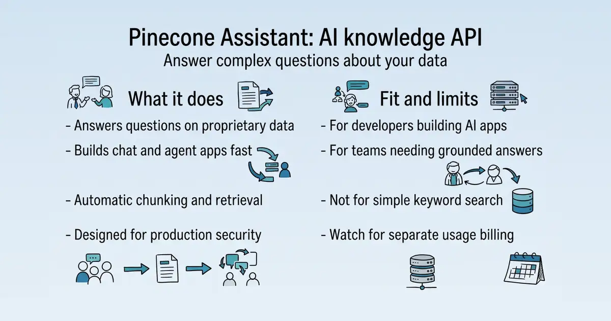Pinecone Assistant at a glance