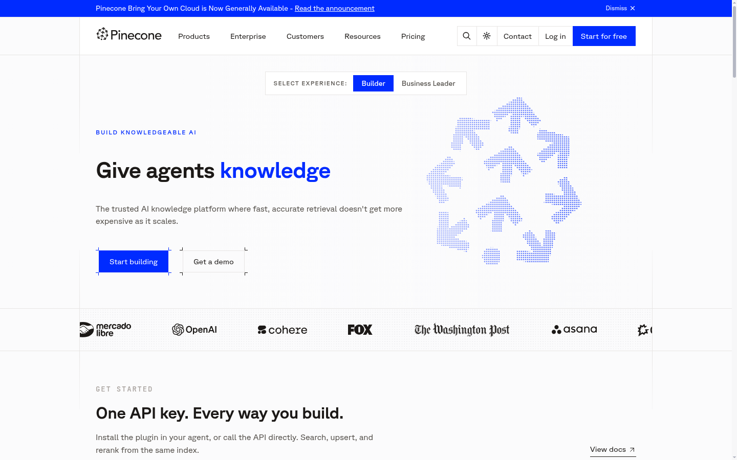 Homepage of the website, as captured