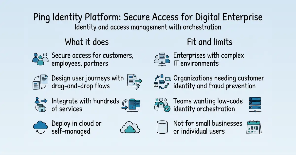 Ping Identity Platform at a glance