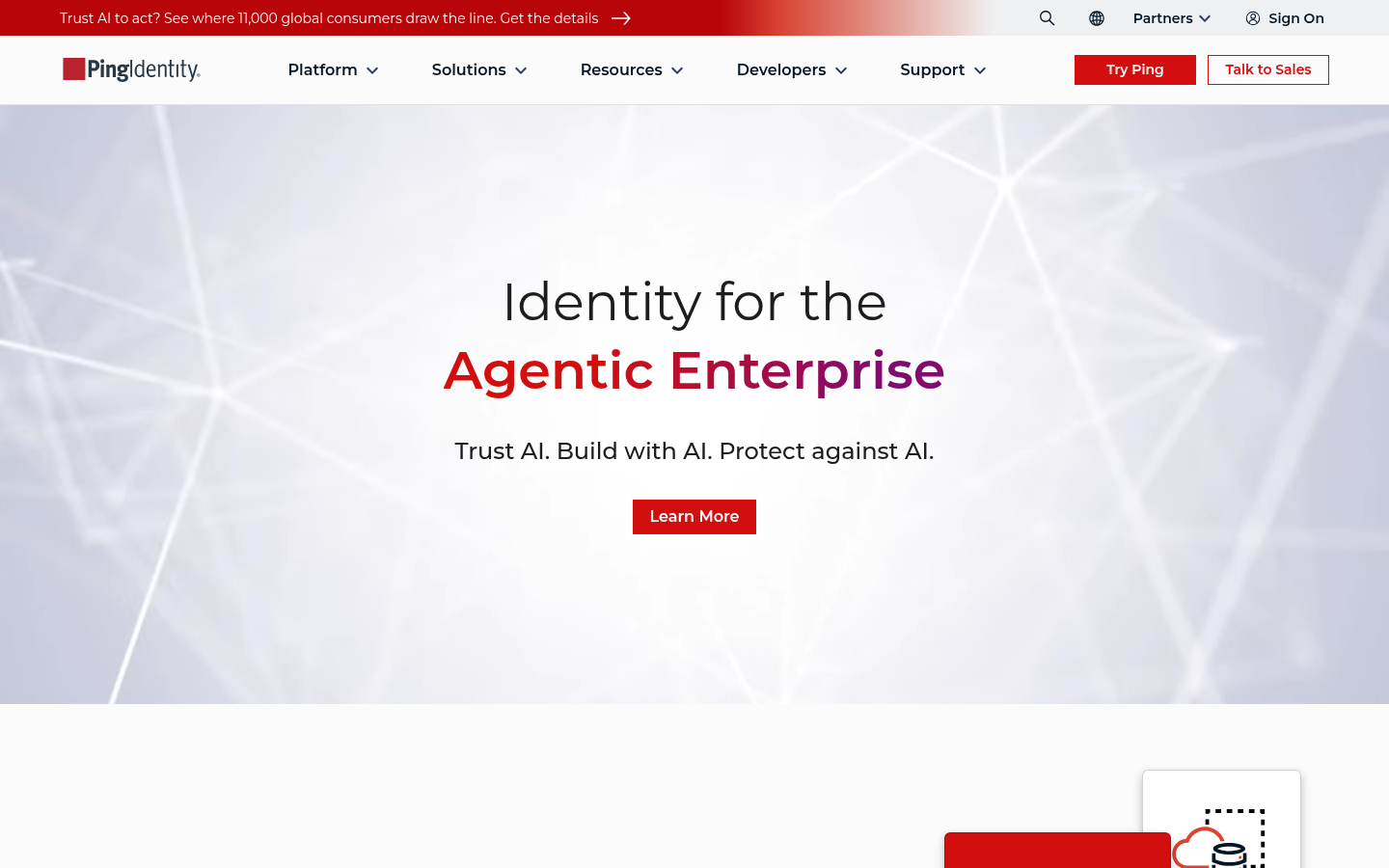 Homepage of the website, as captured