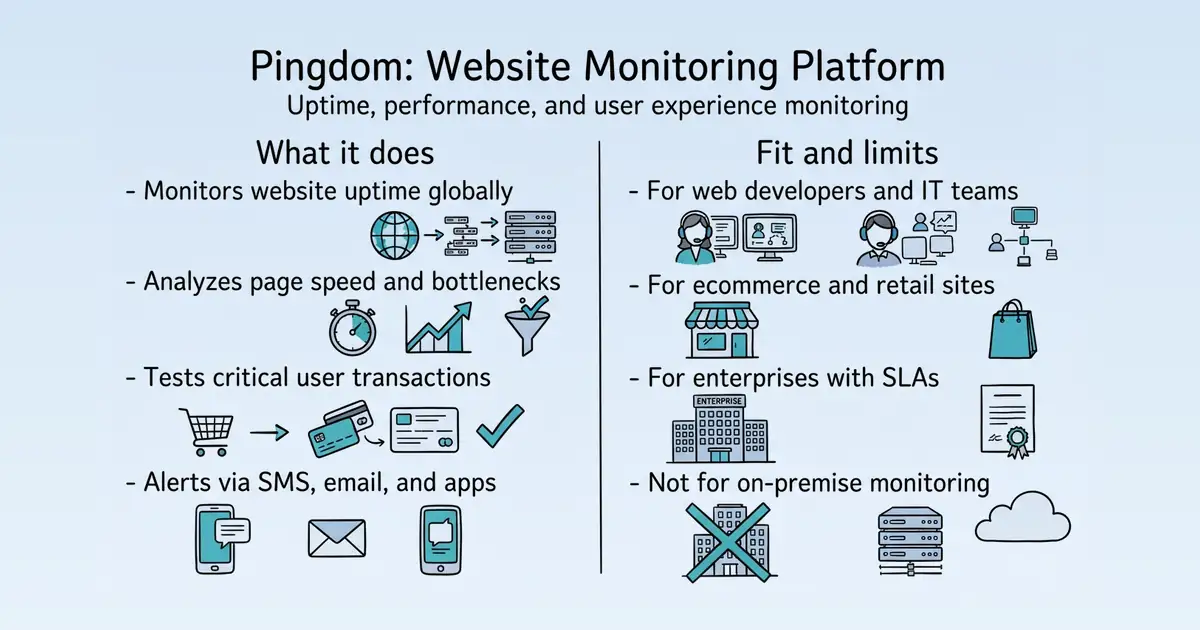 Pingdom at a glance