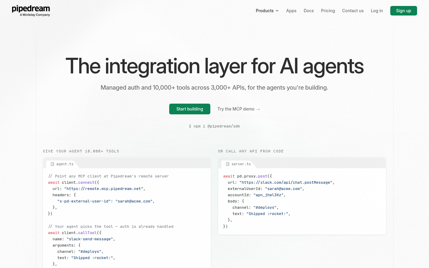 Homepage of the website, as captured