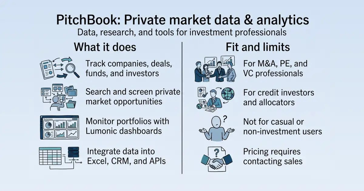 PitchBook at a glance