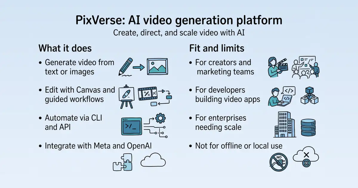 PixVerse at a glance