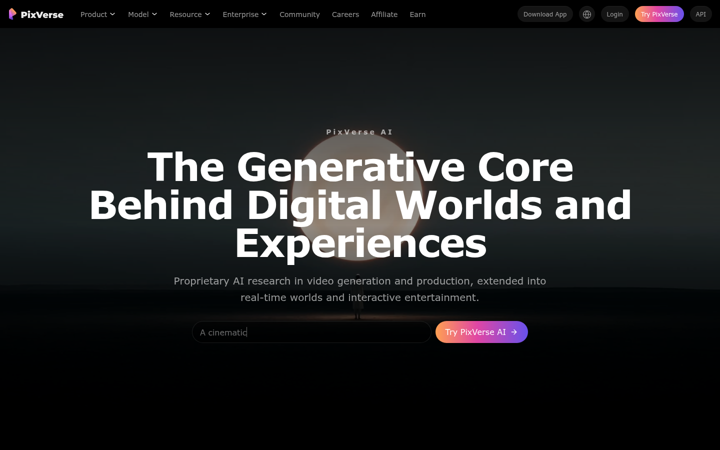 Homepage of the website, as captured