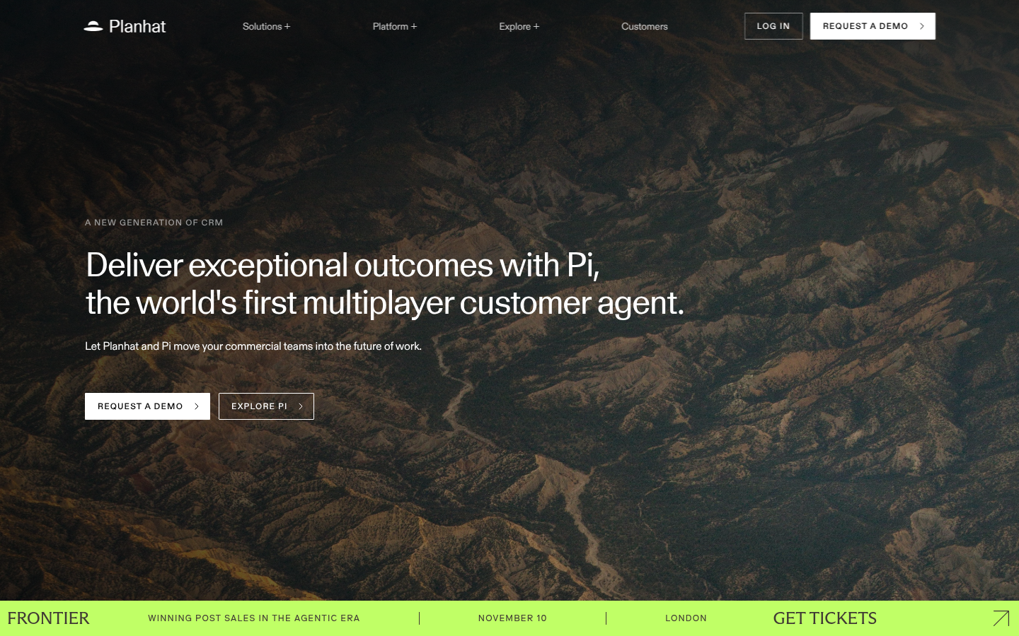 Homepage of the website, as captured