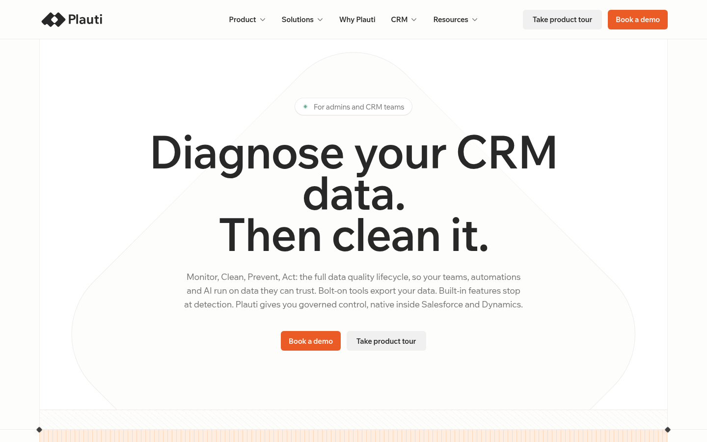 Homepage of the website, as captured
