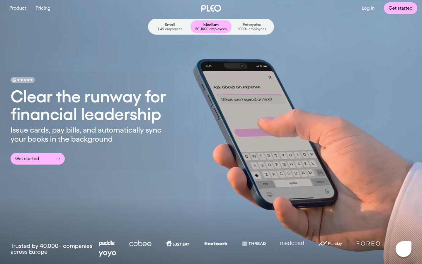 Homepage of the website, as captured