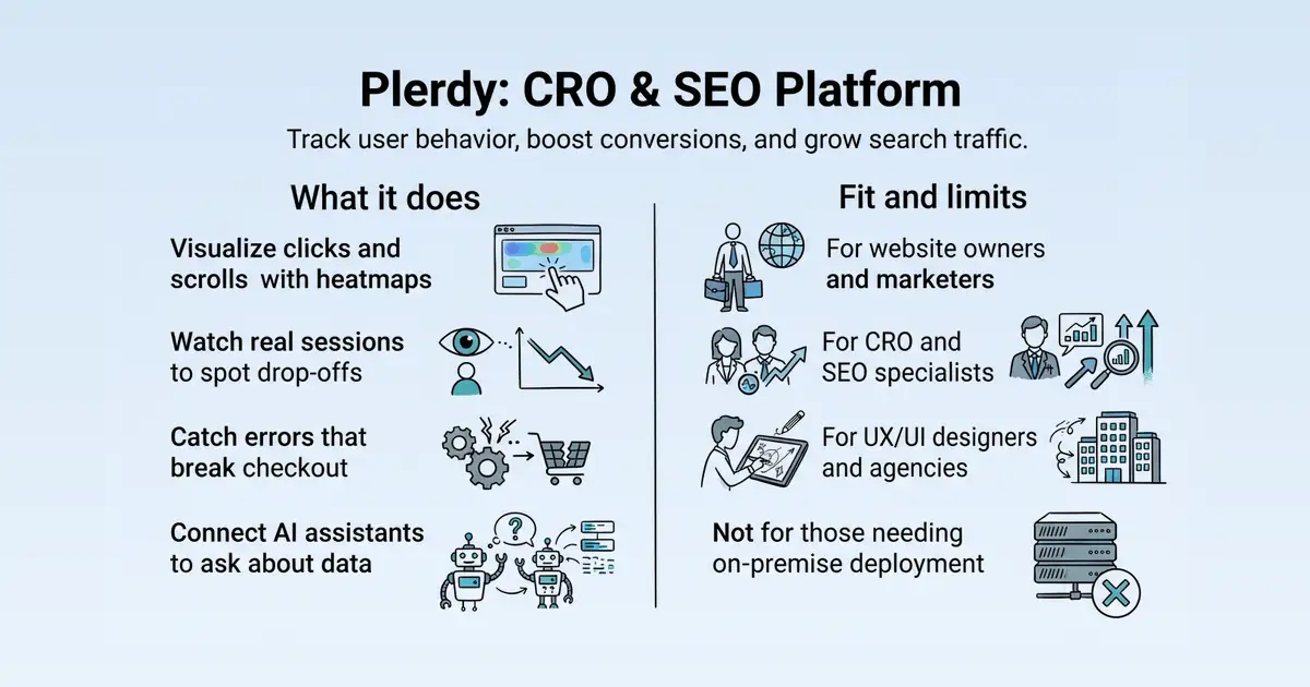 Plerdy at a glance
