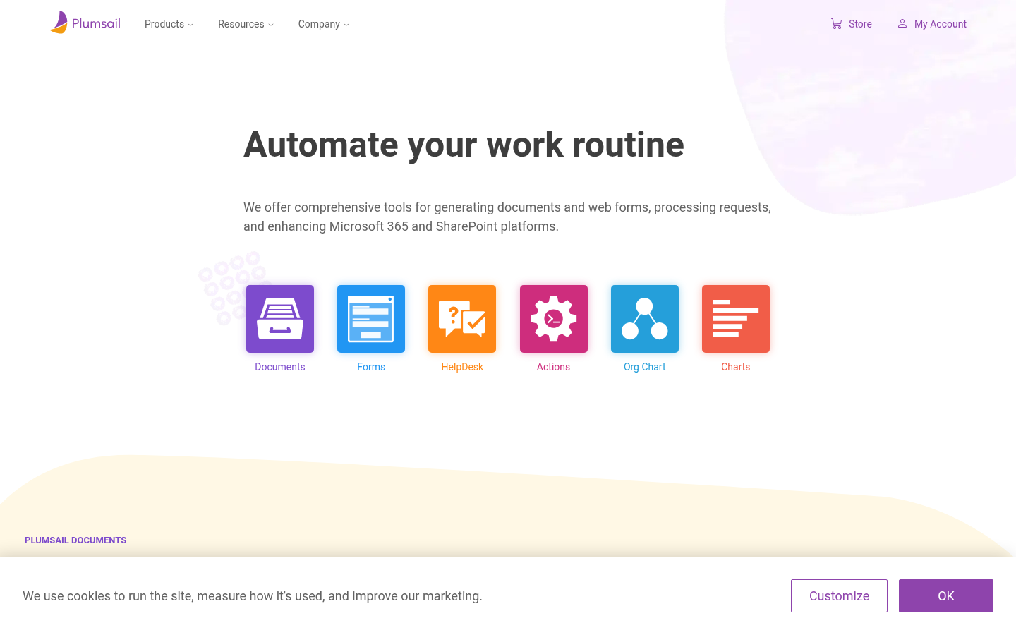 Homepage of the website, as captured