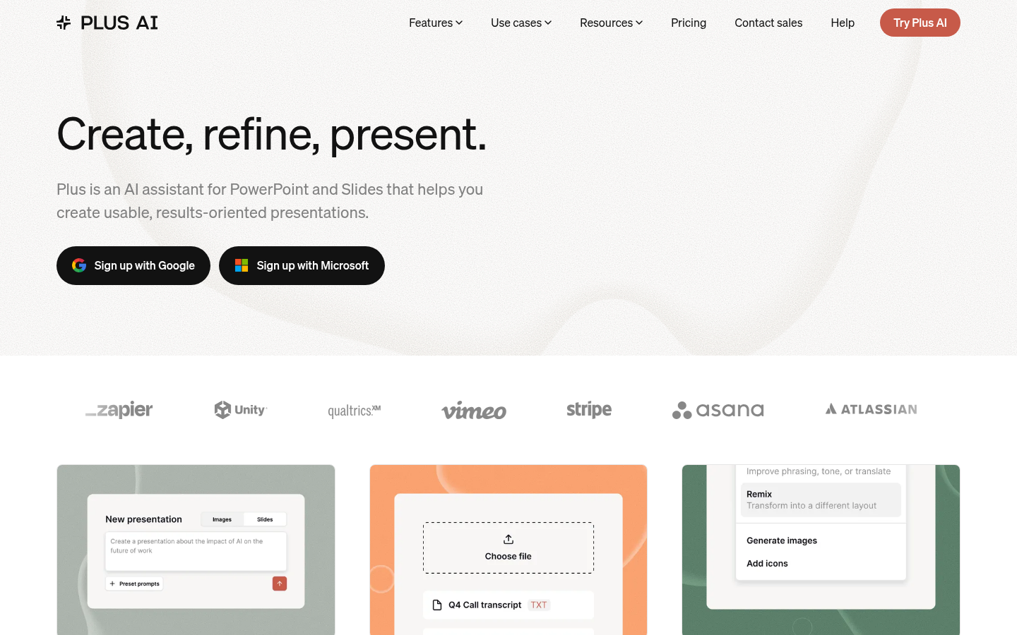 Homepage of the website, as captured