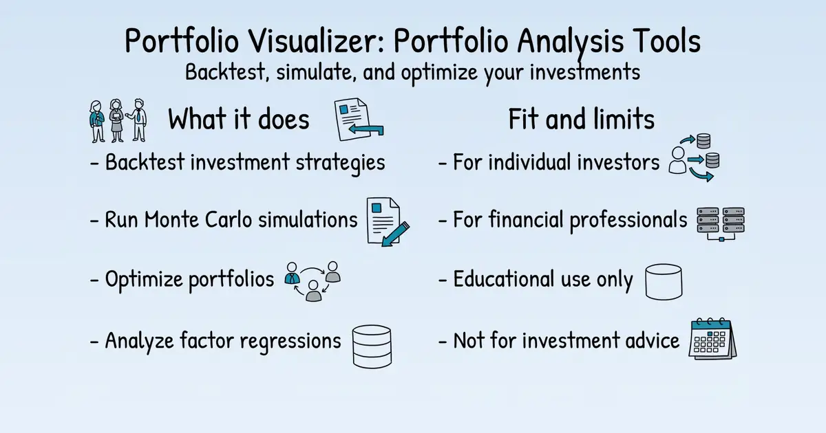 Portfolio Visualizer at a glance