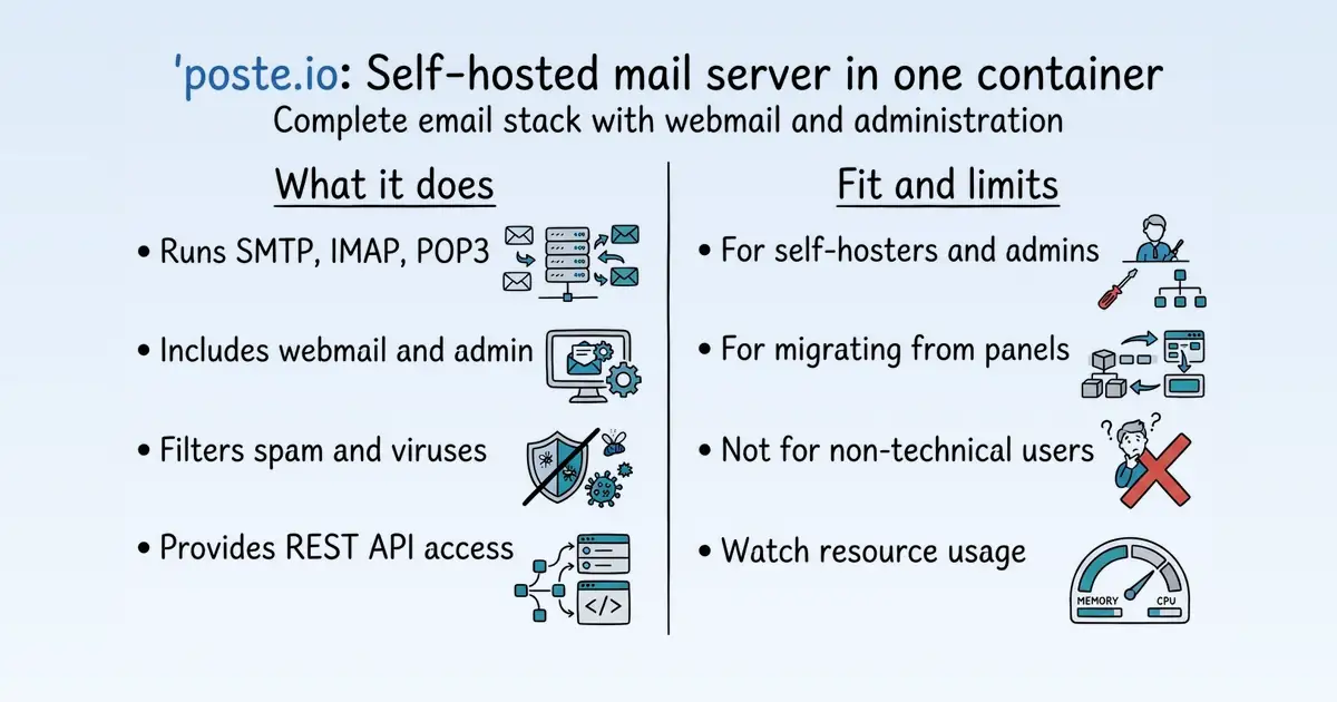 poste.io at a glance