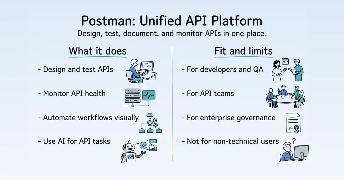 Postman API Platform at a glance