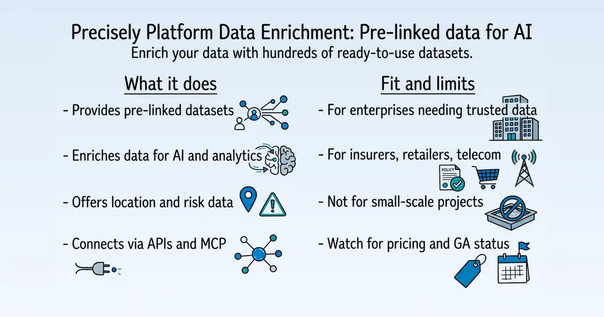 Precisely Platform Data Enrichment at a glance