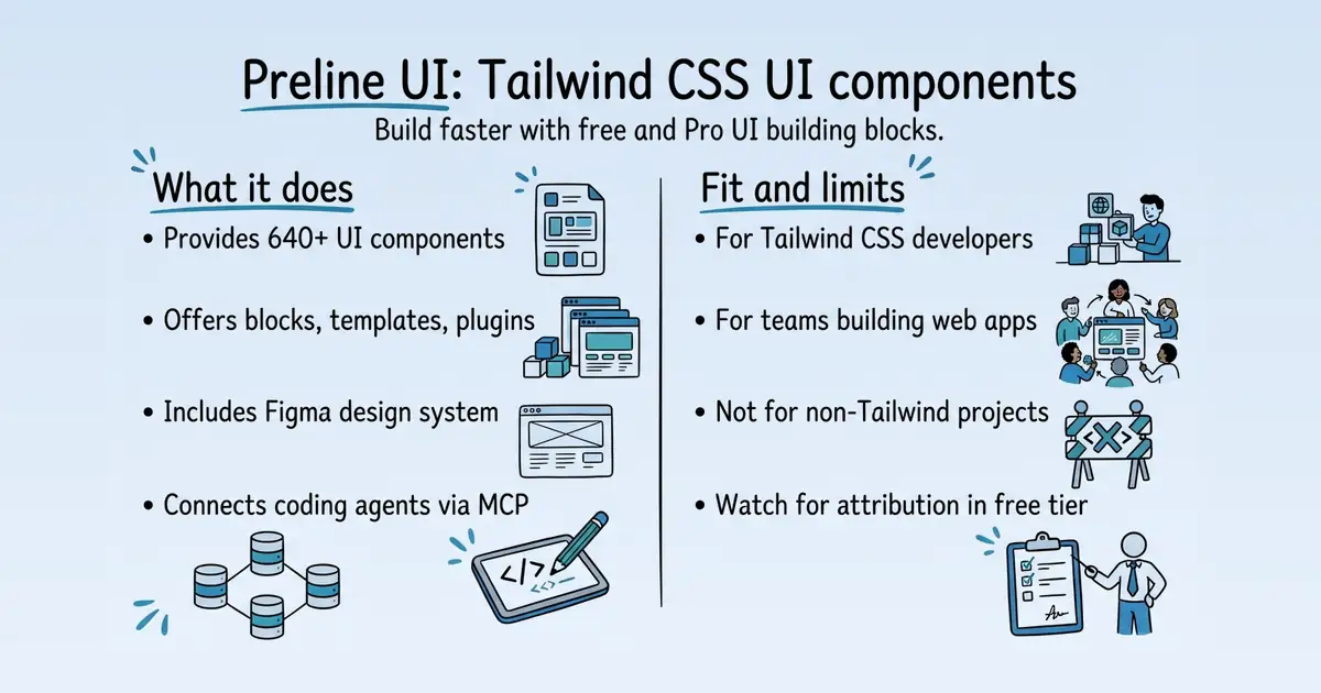 Preline UI at a glance
