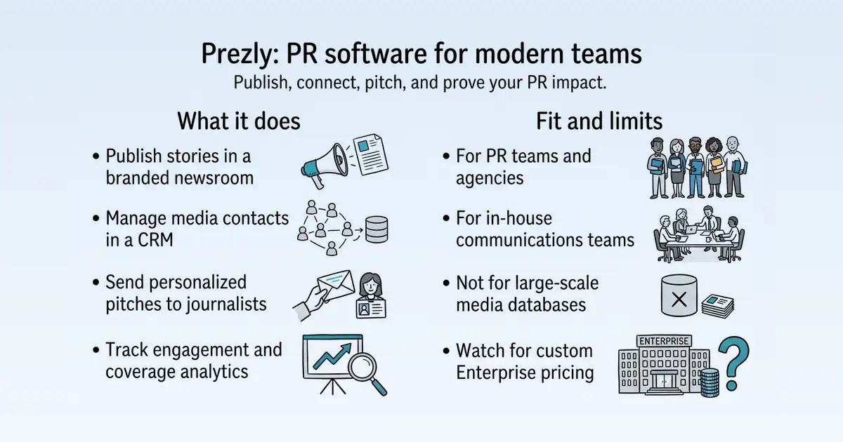 Prezly at a glance