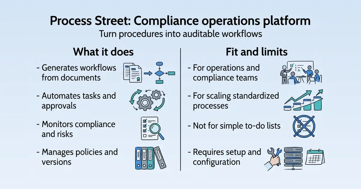 Process Street at a glance