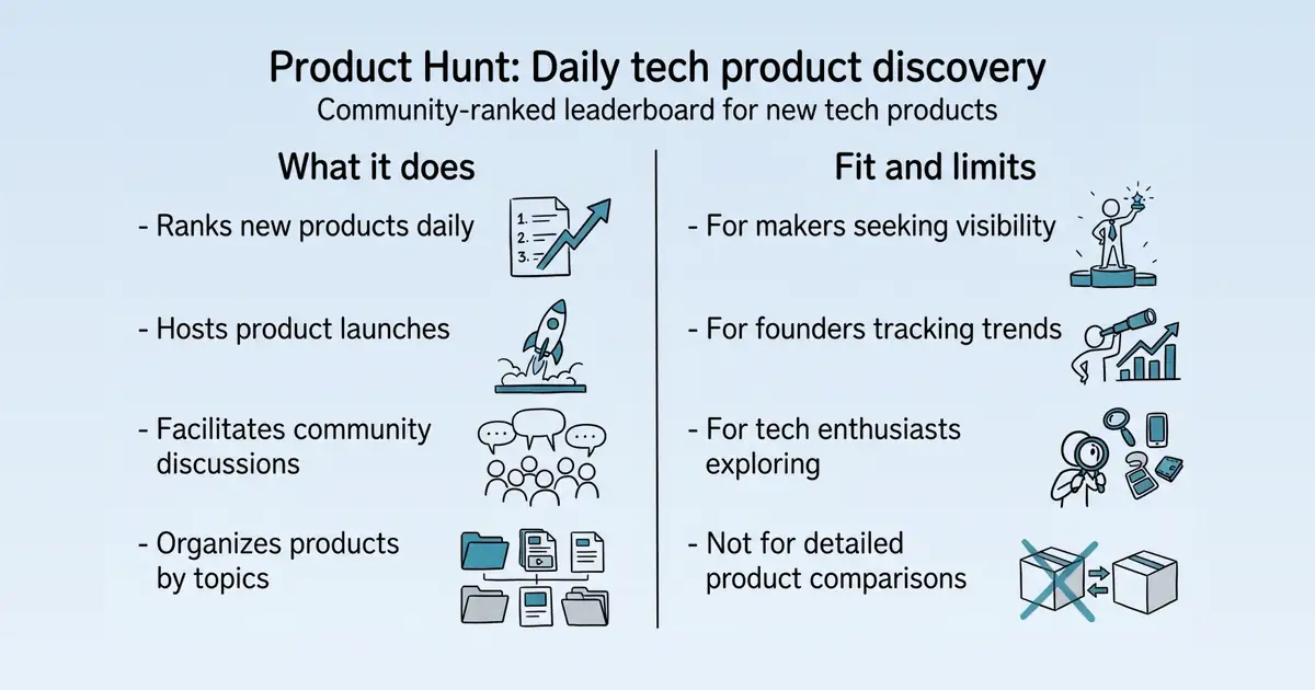 Product Hunt at a glance