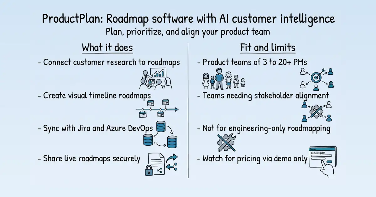 ProductPlan at a glance
