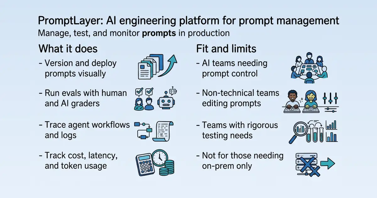PromptLayer at a glance