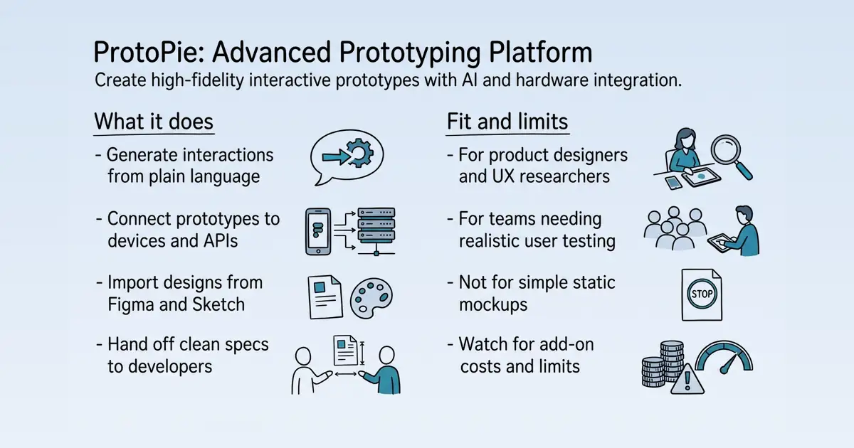 ProtoPie at a glance