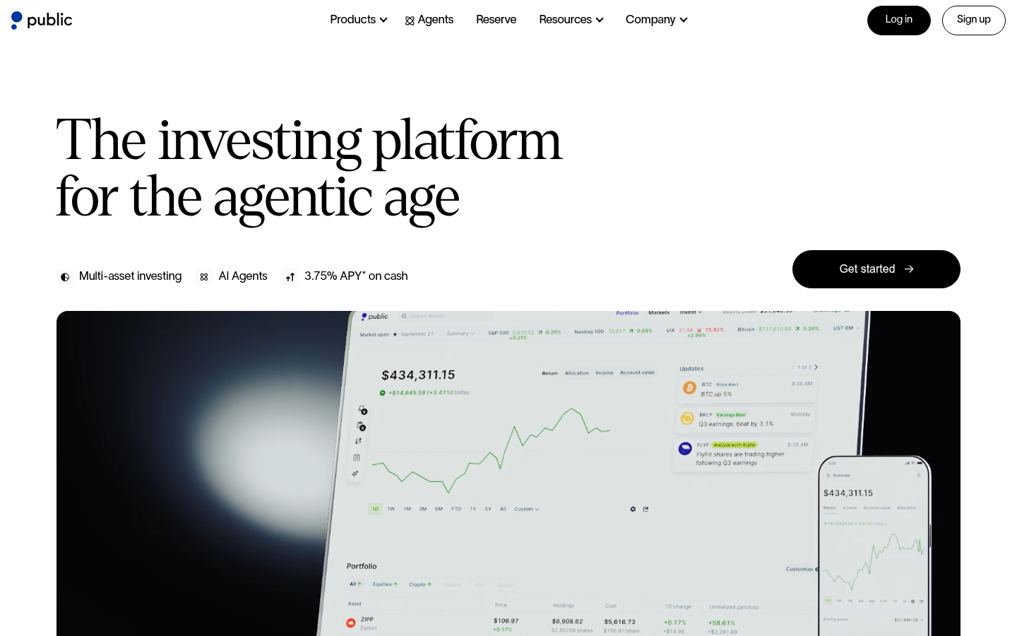 Homepage of the website, as captured