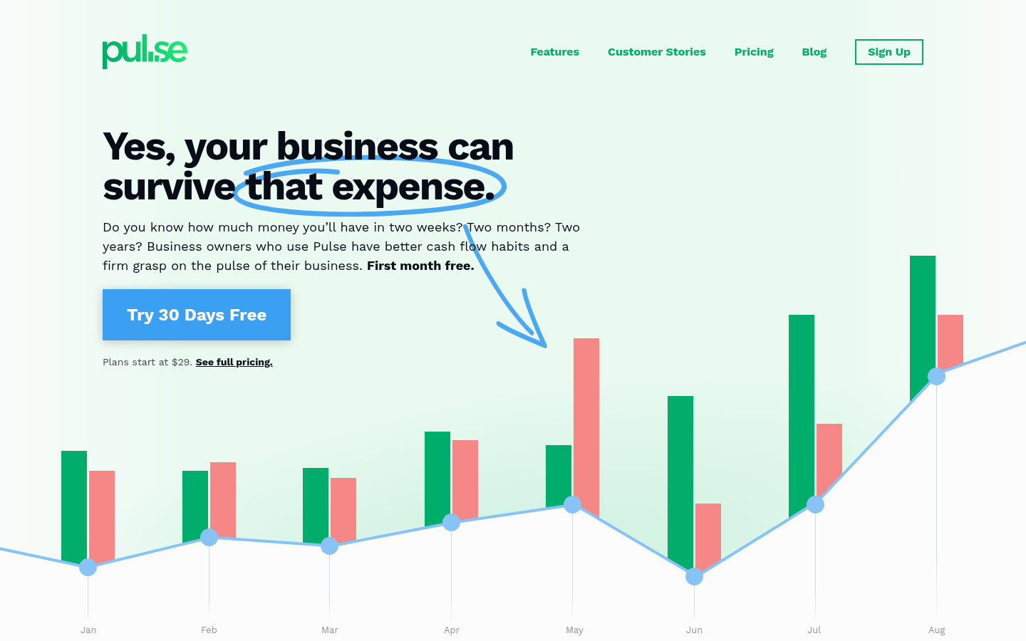 Homepage of the website, as captured