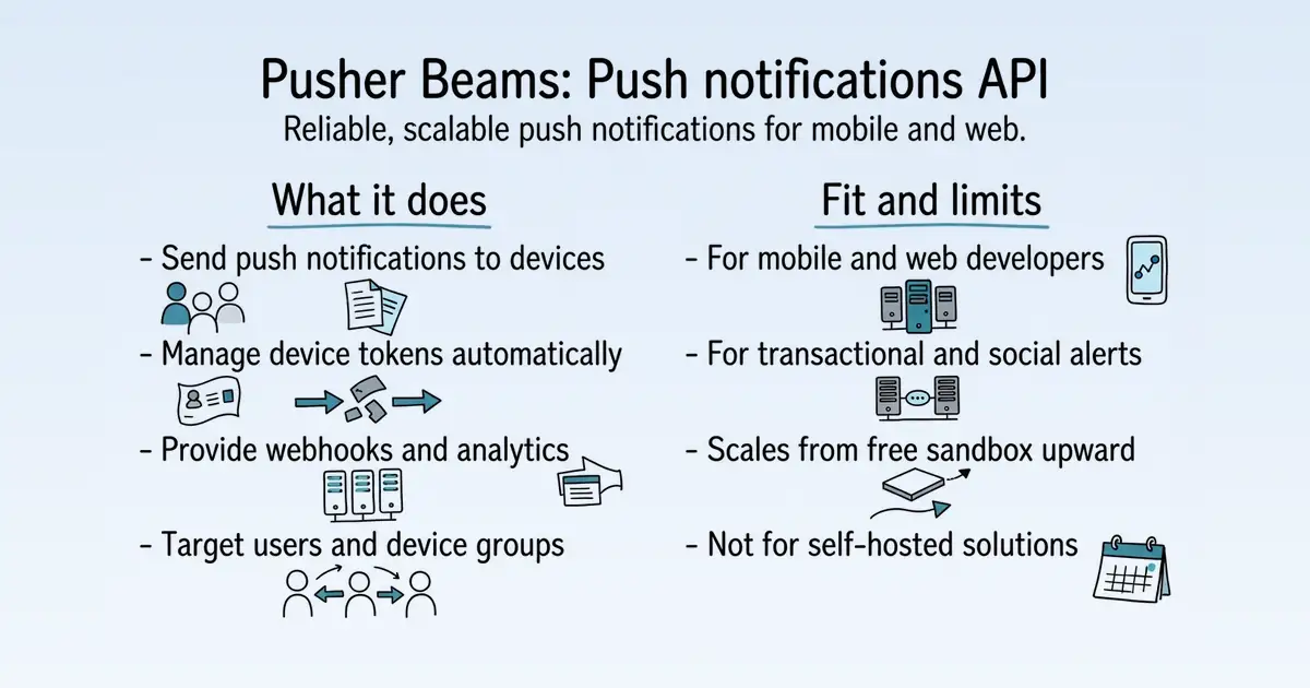 Pusher Beams at a glance