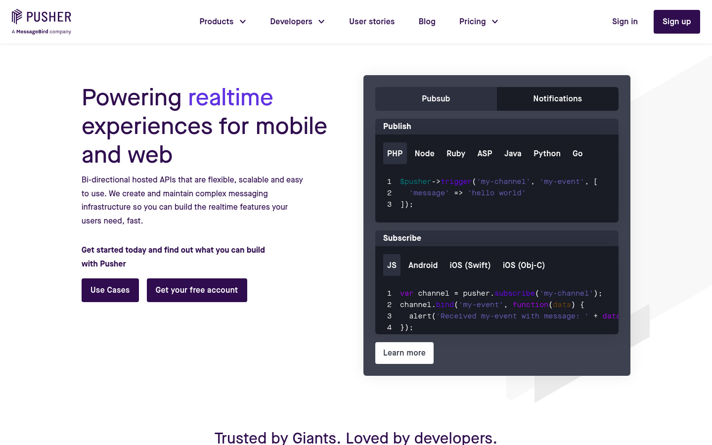 Homepage of the website, as captured