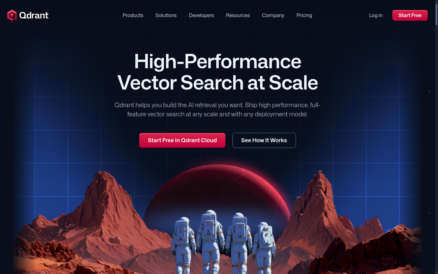 Homepage of the website, as captured