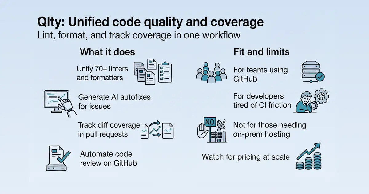 Qlty at a glance
