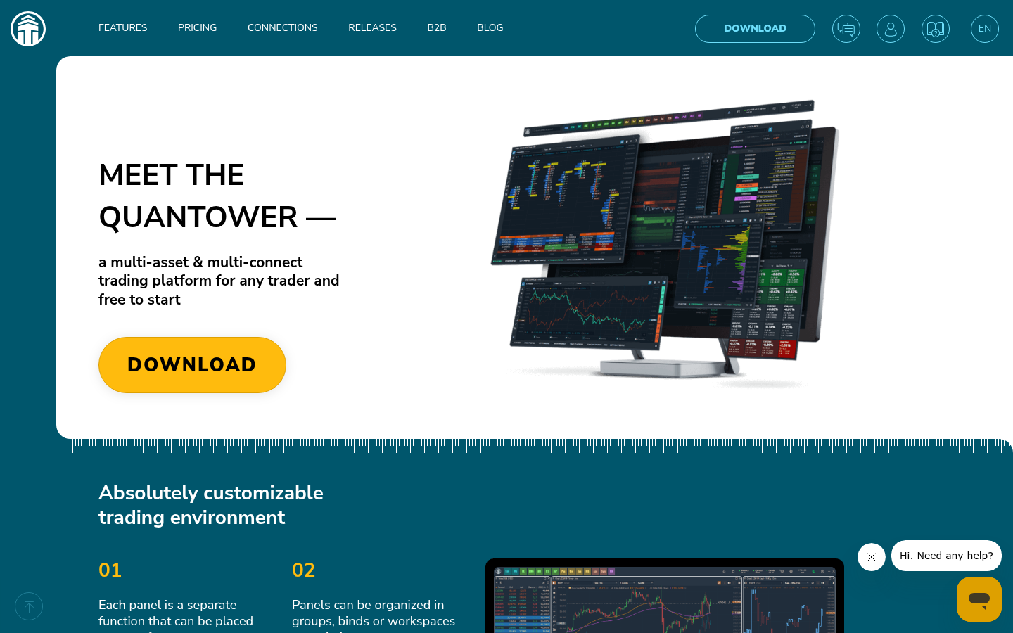 Homepage of the website, as captured