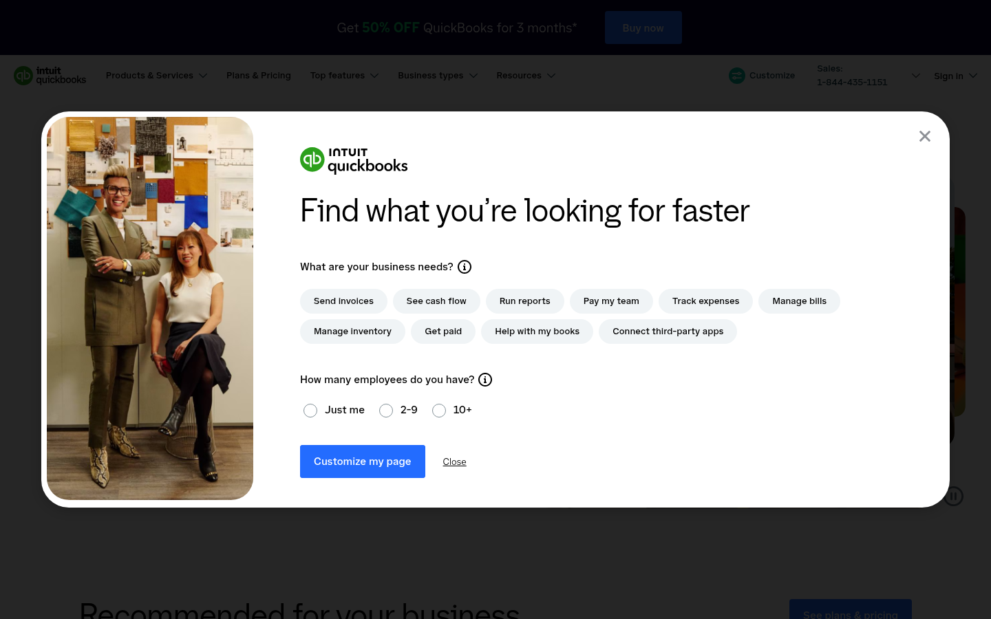 Homepage of the website, as captured