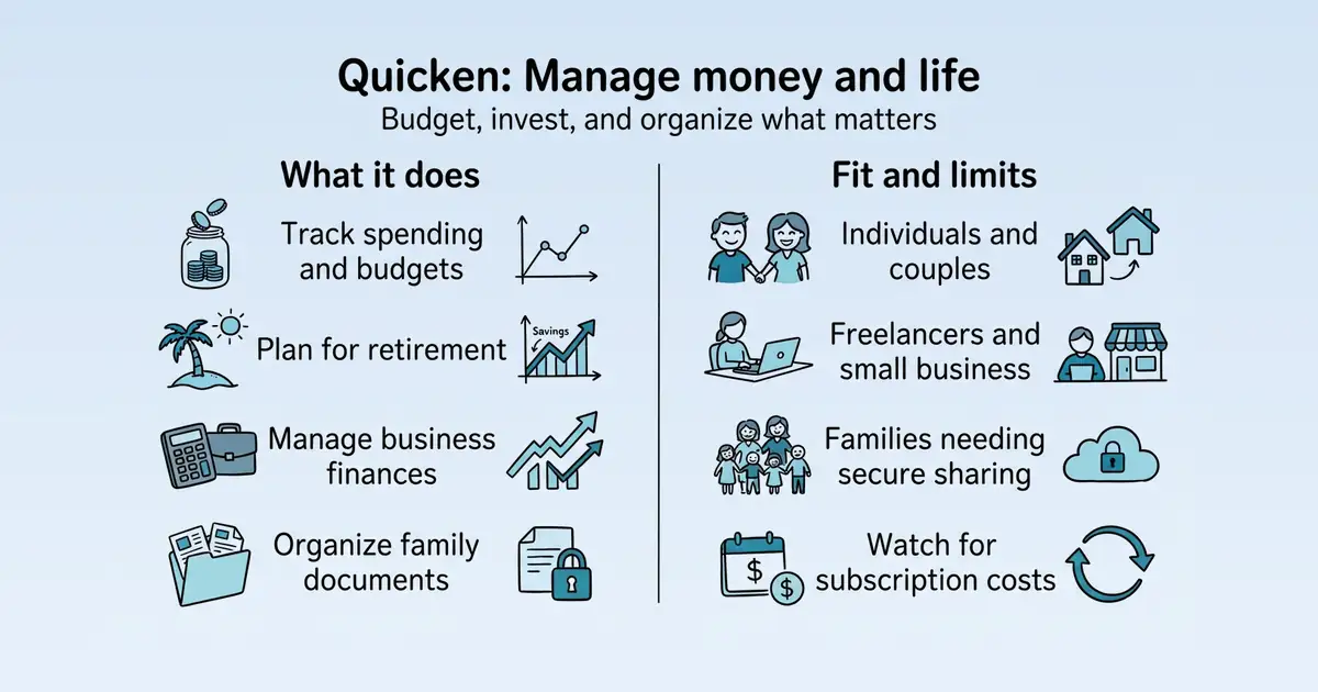 Quicken at a glance