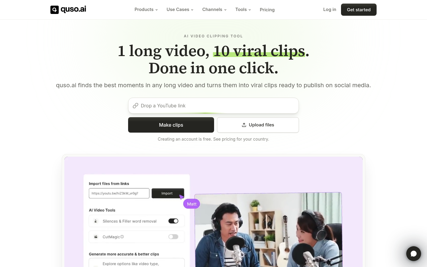 Homepage of the website, as captured