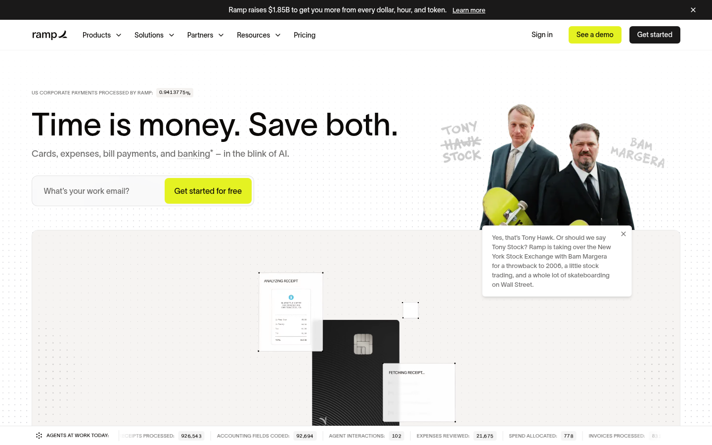 Homepage of the website, as captured