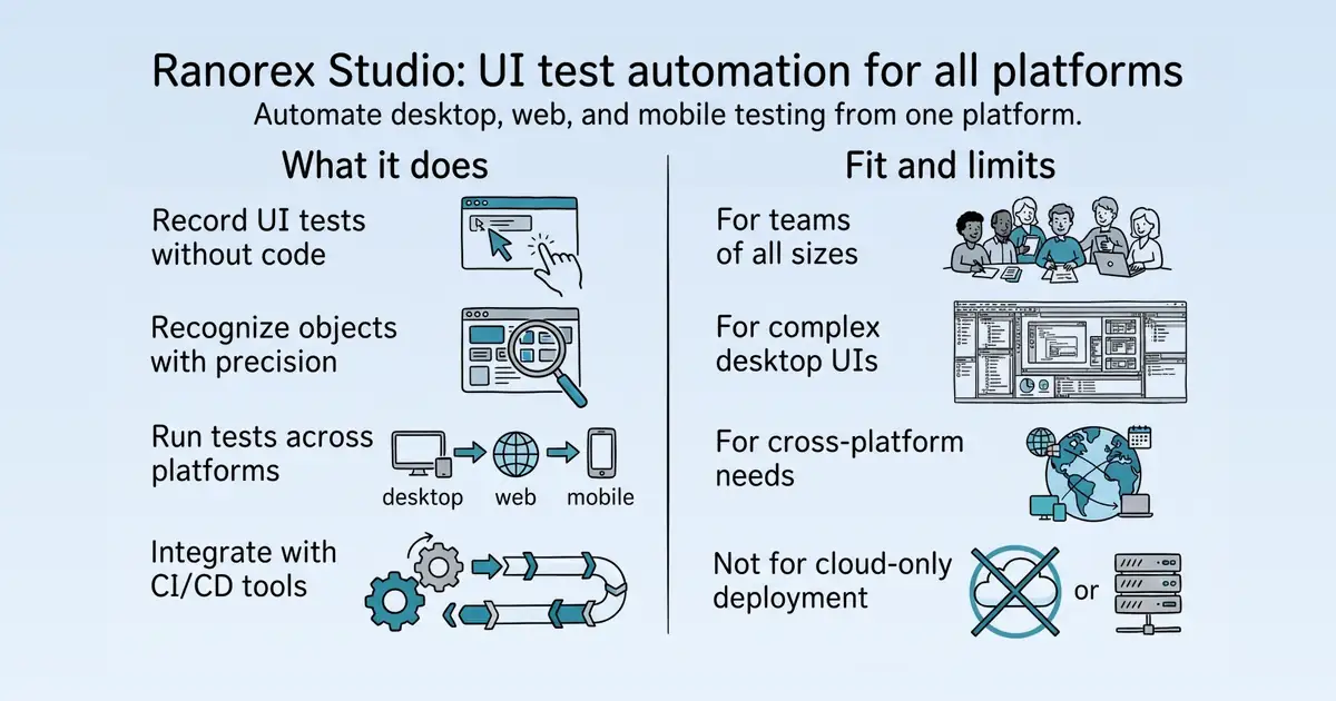 Ranorex Studio at a glance