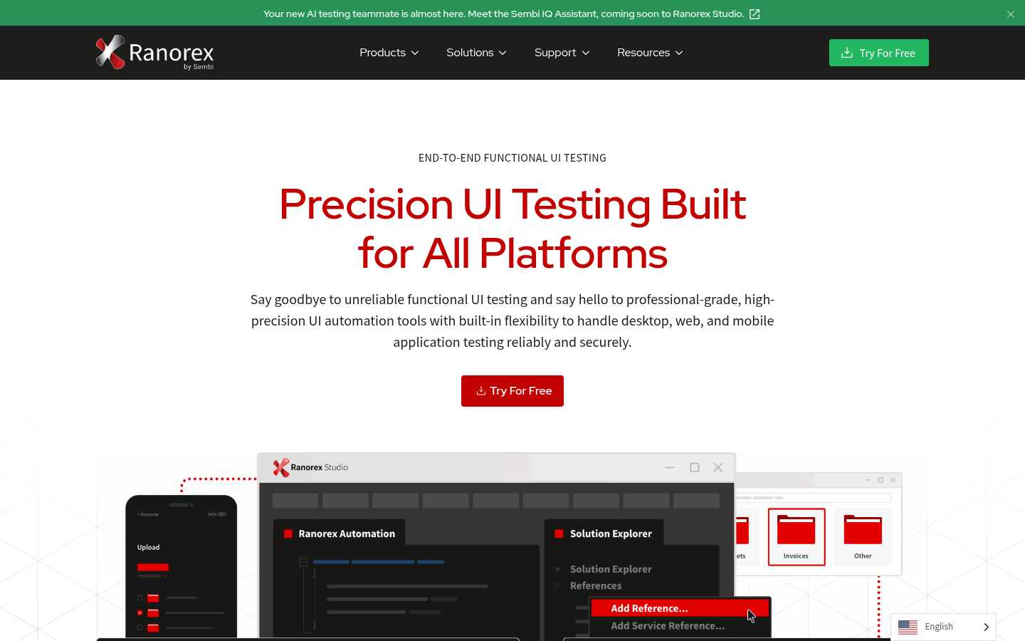 Homepage of the website, as captured