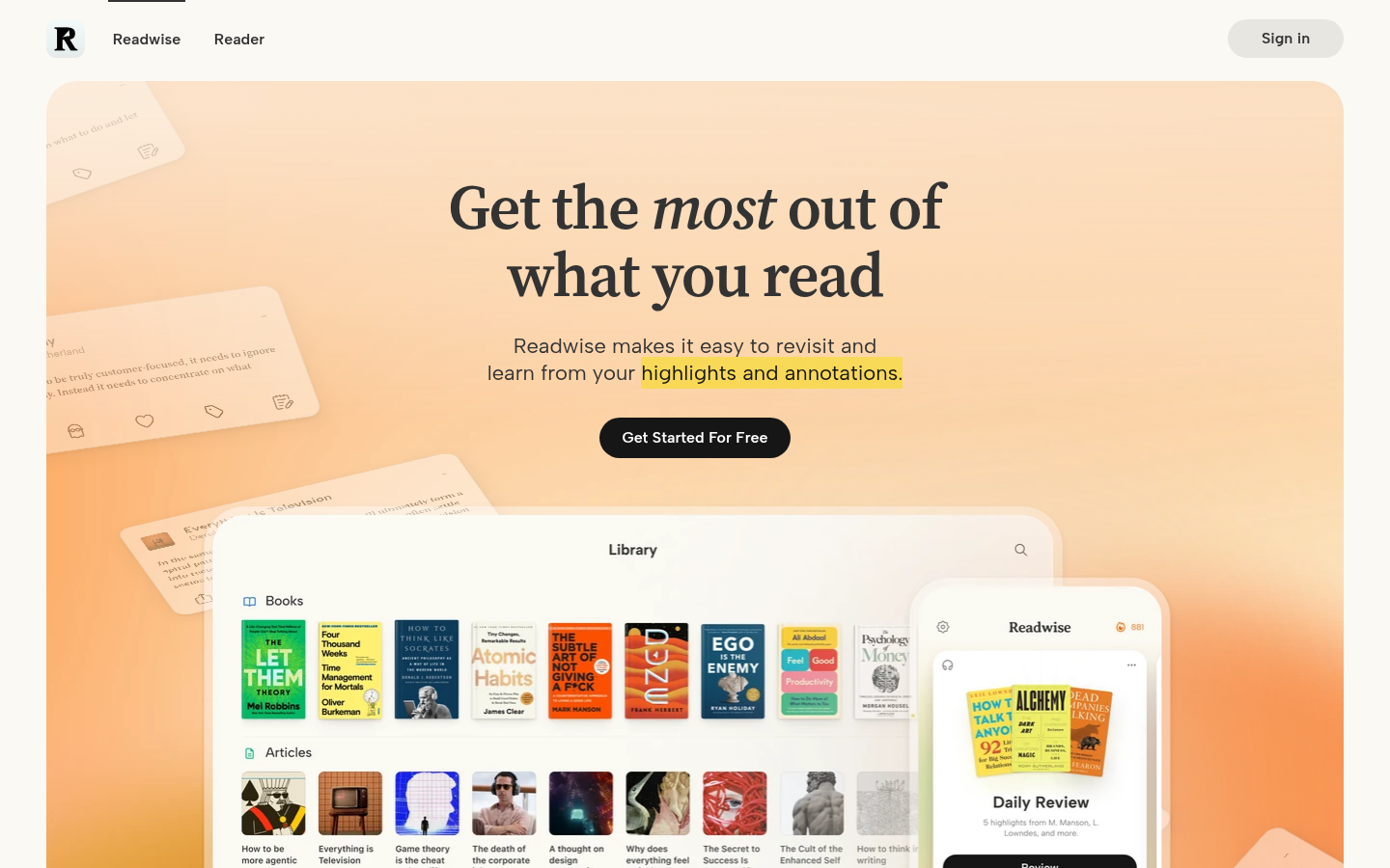 Homepage of the website, as captured