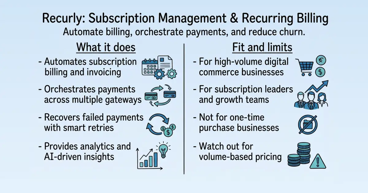 Recurly at a glance
