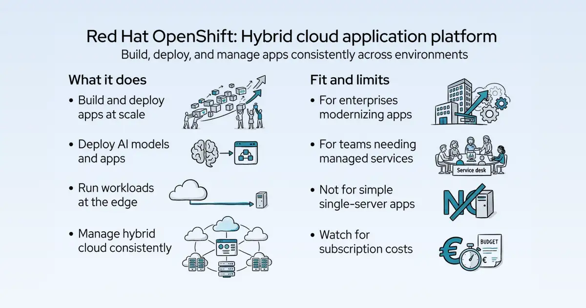 Red Hat OpenShift at a glance